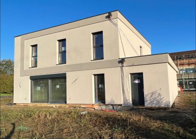 Habitation contemporaine réalisée dans le lotissement de Niederschaeffolsheim