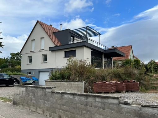 Extension d’une habitation à Obersoultzbach