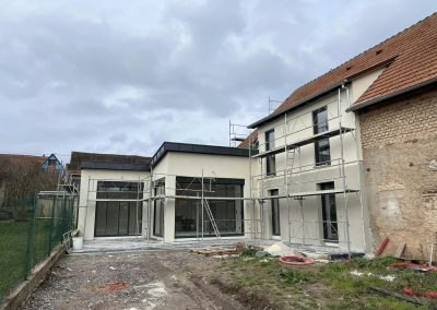 Transformation et extension d’une grange en habitation à Balbronn